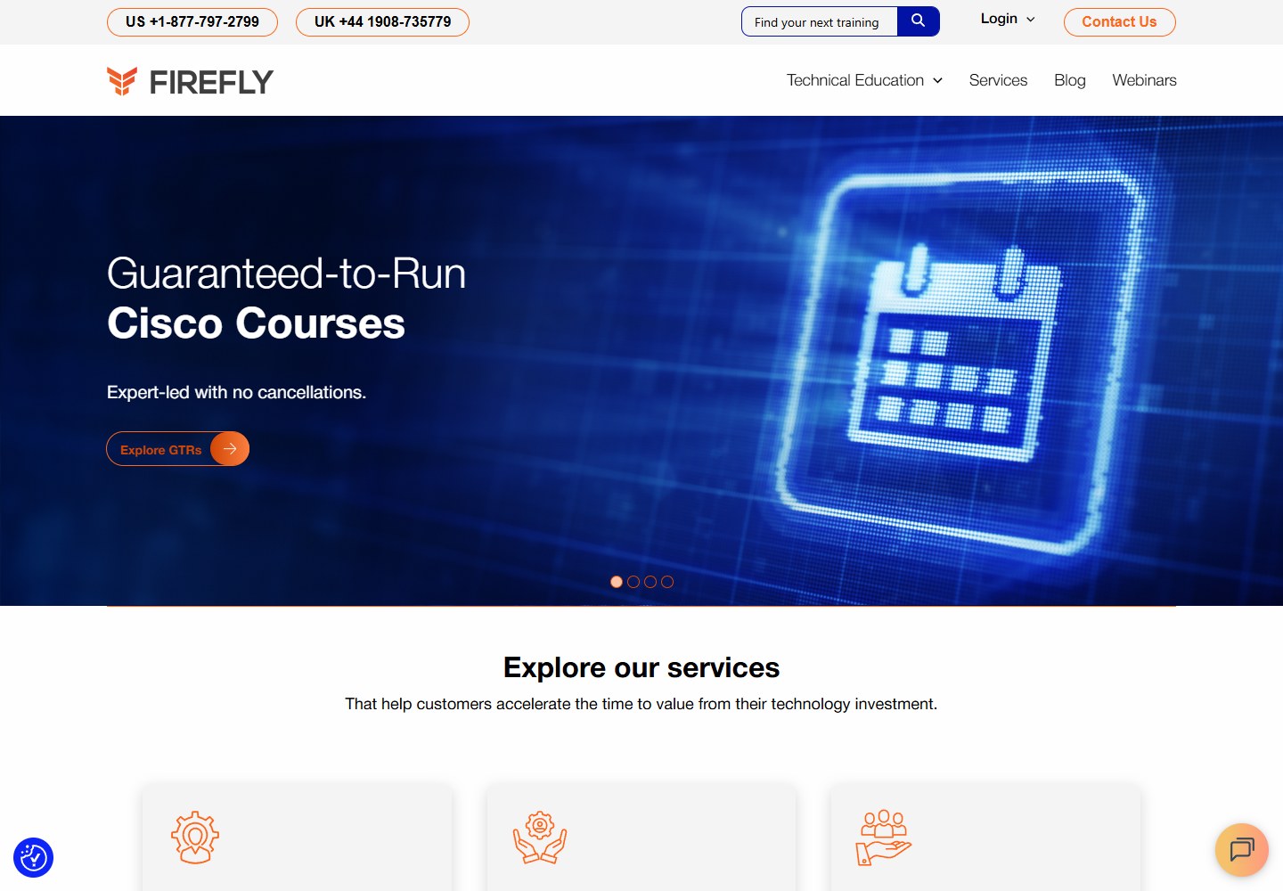 Firefly live website screenshot